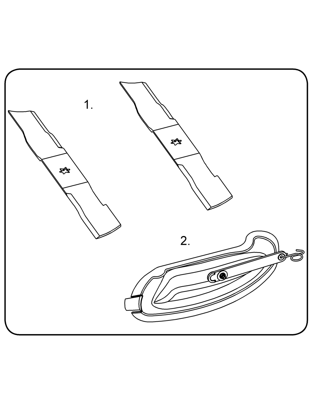 General Assembly Diagram and Parts List for 19A30005100 46-Inch Cub Cadet Lawn Tractor